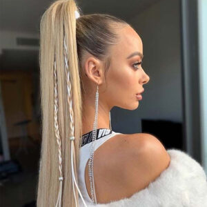 2. Sleek High Ponytail​