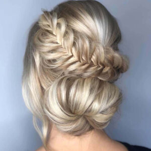 22. Fishtail Updo​