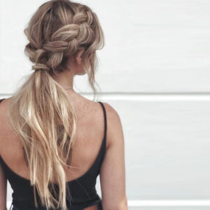 25. Braided Bohemian Hairstyle​