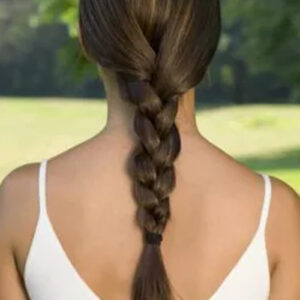3. Rope Braid Ponytail​