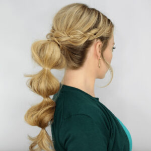 4. Bubble Ponytail​