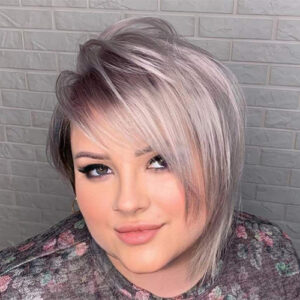 Asymmetrical Bob with Bangs​