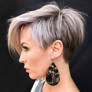 Asymmetrical Pixie Cut​